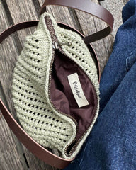 Åbentstående grøn Florence Bag