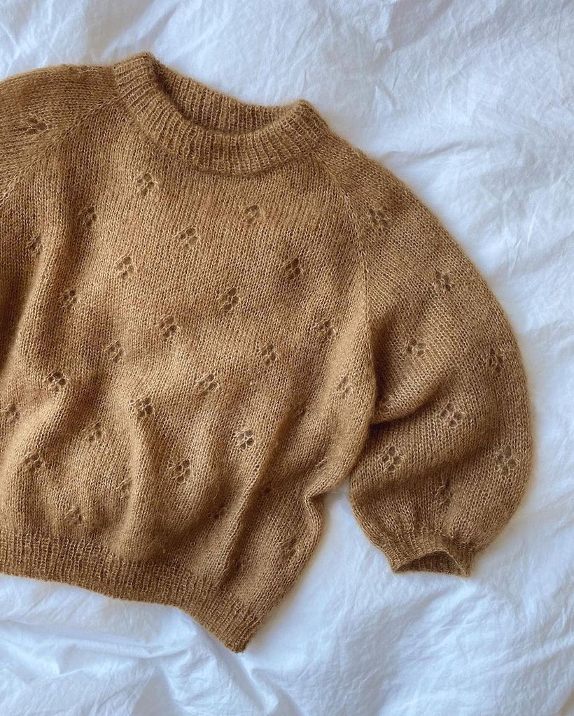 Liggende brun Florence Sweater