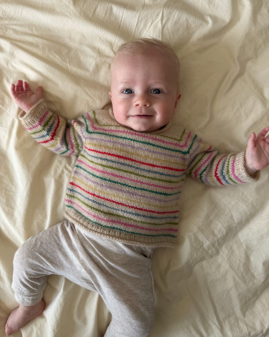 Barn i mangefarvet Frankie Sweater Baby