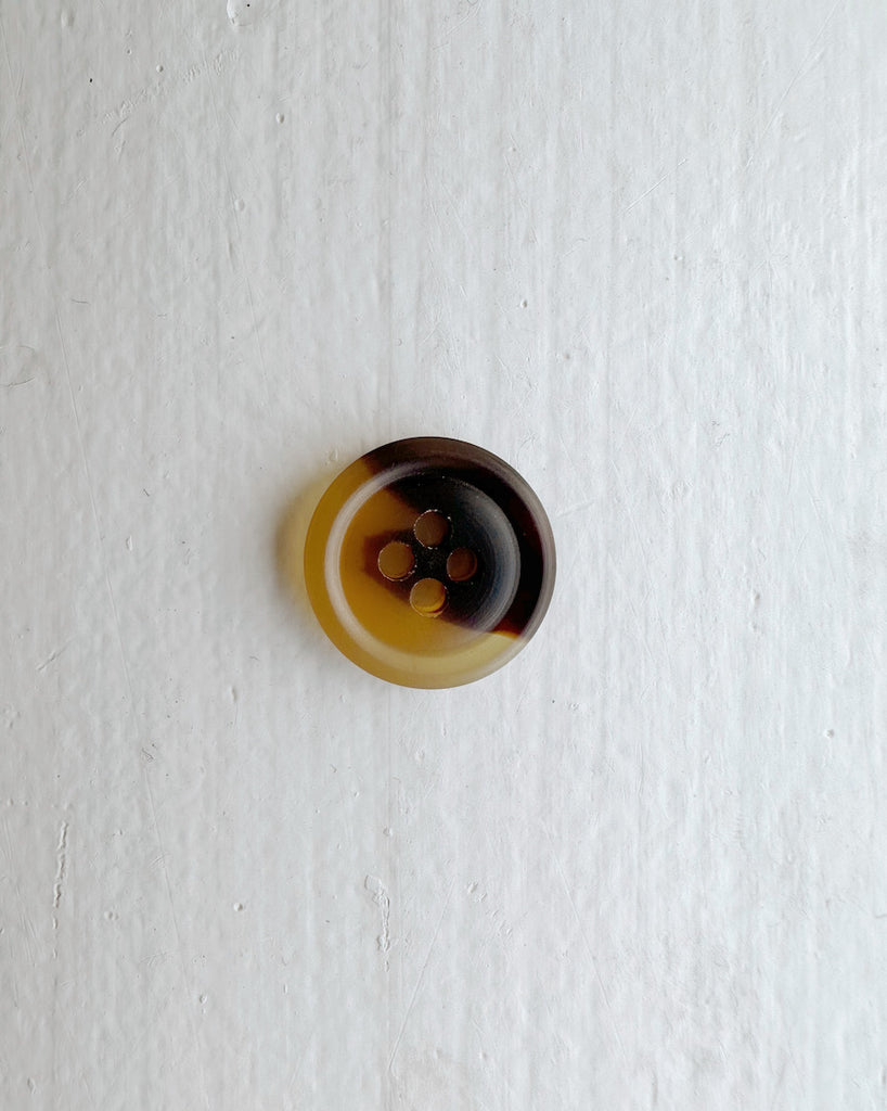 Ø 15 mm galalit knap 1 stk med 4 huller