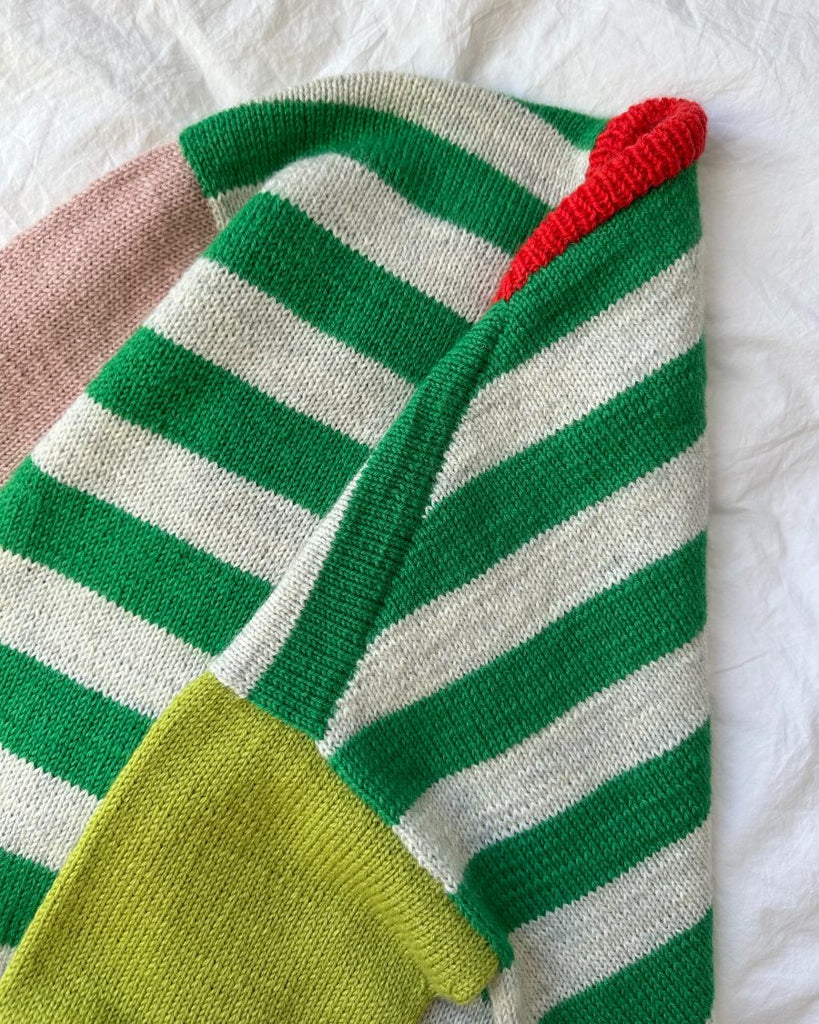 Closeup af flerfarvet Holger Sweater Man