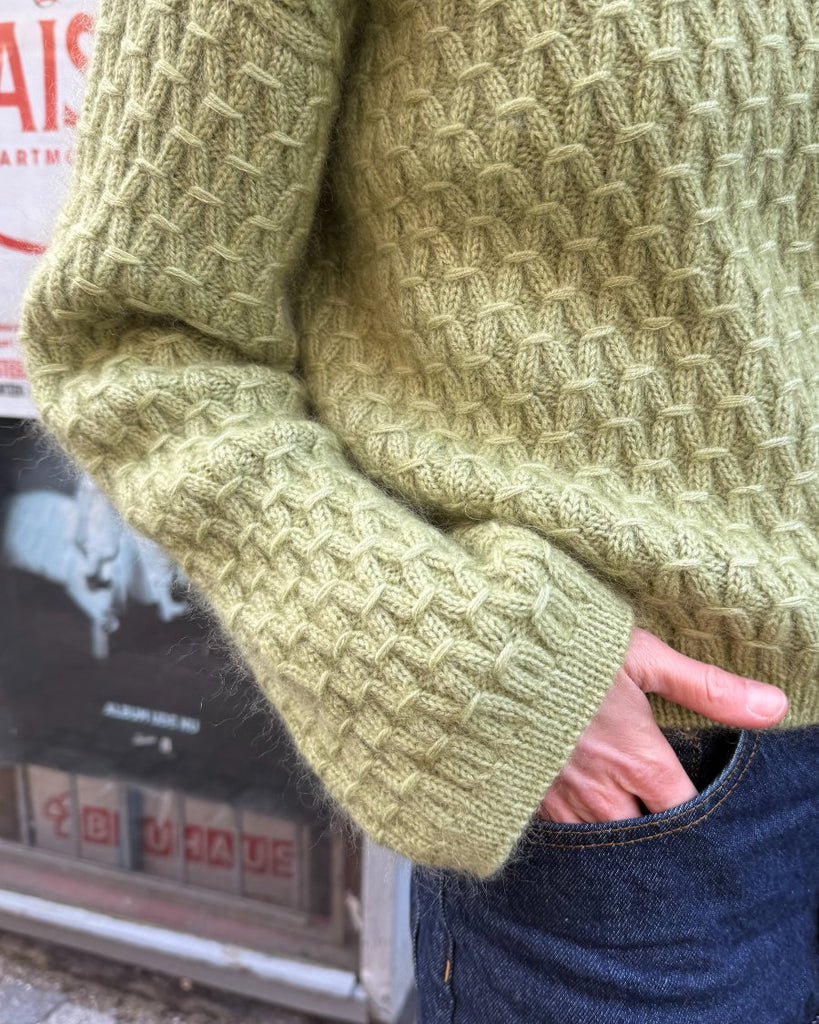 Closeup af grøn Jenny Blouse