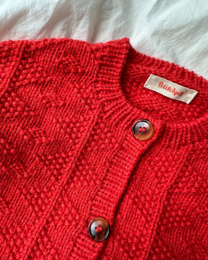 Liggebillede af rød Little Esther Jacket
