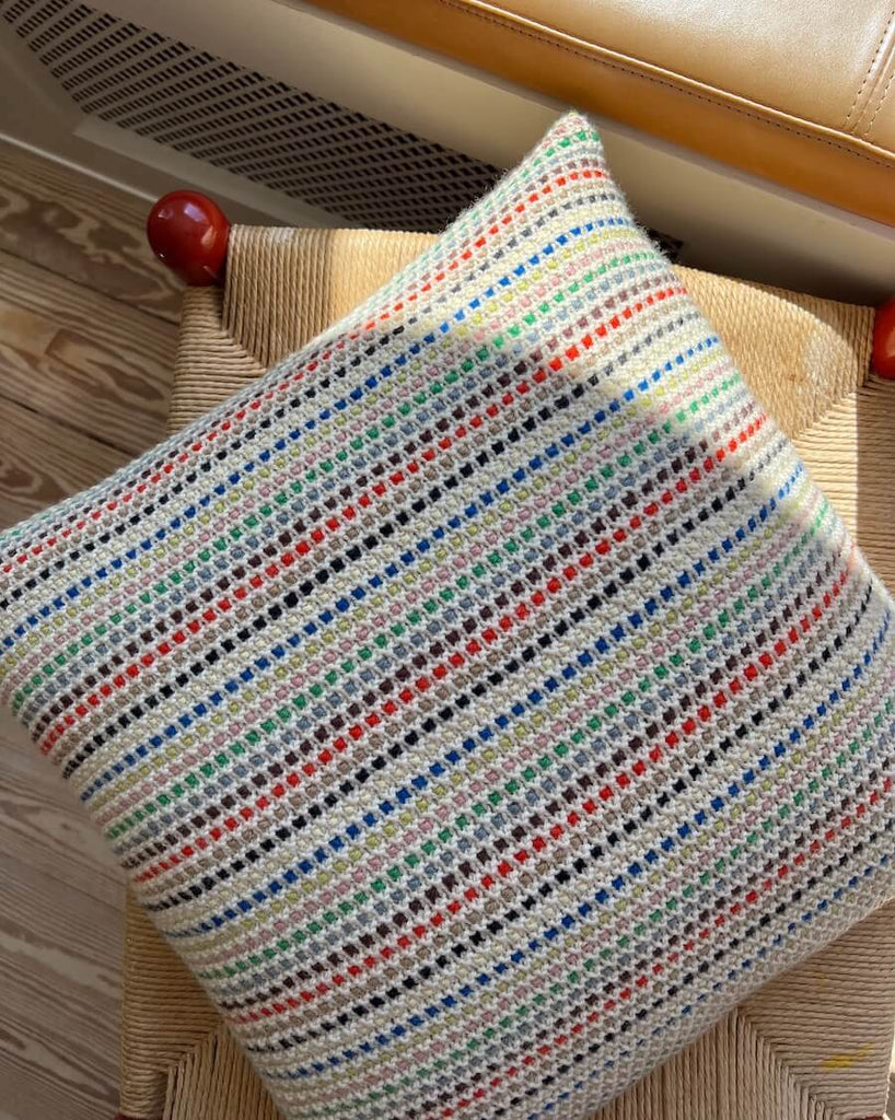 Flerfarvet Marie Pillow