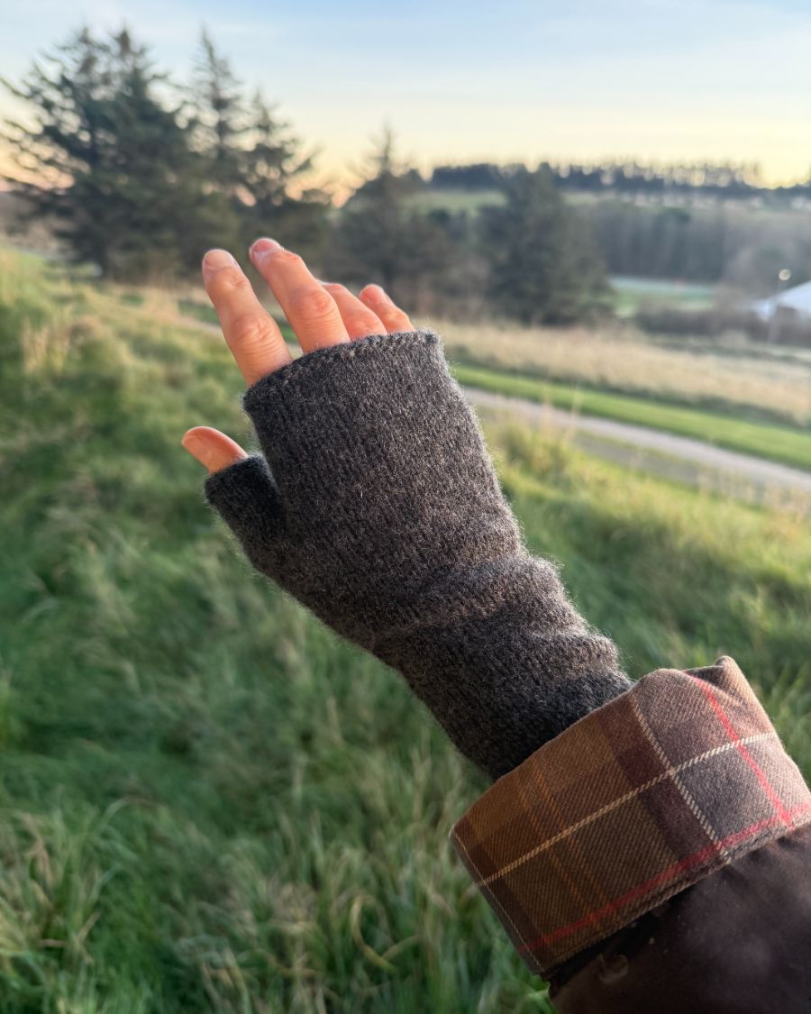 Mørkegrå Penny Gloves