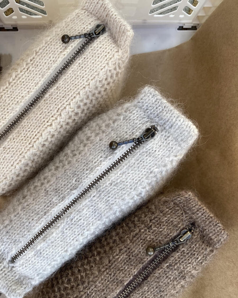 3 honey clutch med lynlåse fra ykk