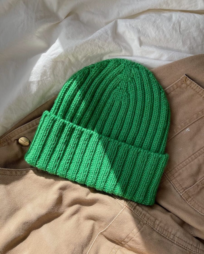 Kvinde iført grøn Hipster Hue