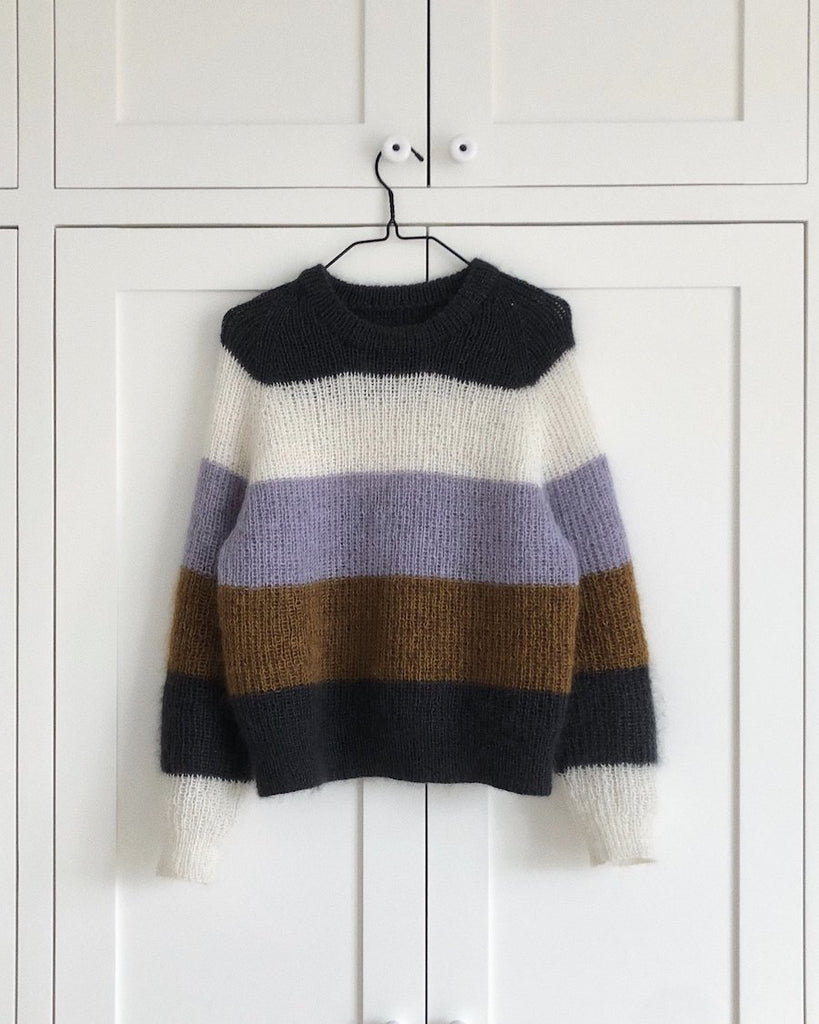 Stribet Sekvens Sweater på bøjle